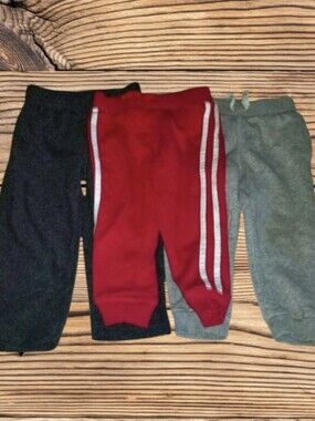 CHILDRENS PLACE-3 PAIRS OF PANTS-SIZE 2 TODDLER